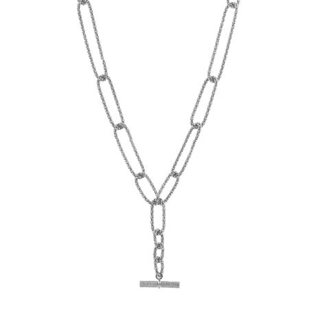 Colier argint lung tip Y cu zale Success, 01X01-05474, Oxette Romania