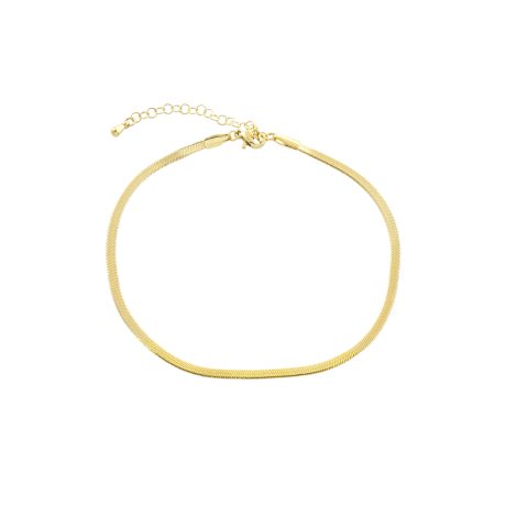 Bratara otel inoxidabil placata cu aur de 18K Links, 02J27-00018, Oxette Romania