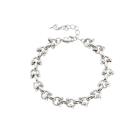 Bratara moderna cu zale placata cu rodiu Emily, 02L15-01656, Oxette Romania
