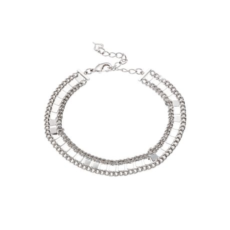 Bratara placata cu rodiu si zale Femininity, 02L15-01765-1, Oxette Romania