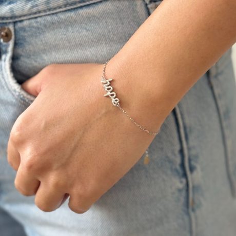 Bratara argint cu pandantiv HOPE Essentials, 02V01-J1305, Oxette Romania