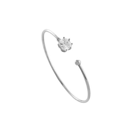 Bratara fixa argint cu pietre zirconia incolore Gifting, 02X01-03422-1, Oxette Romania