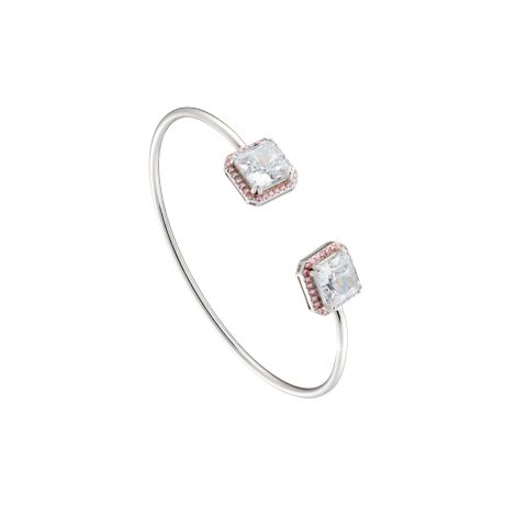 Bratara fixa argint cu pietre zirconia roz si incolore Kate Gifting, 02X01-03425, Oxette Romania