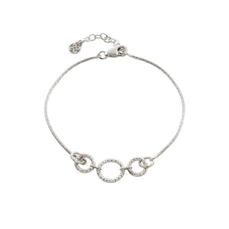 Bratara argint cu 3 zale Jacky, 02X01-03489, Oxette Romania