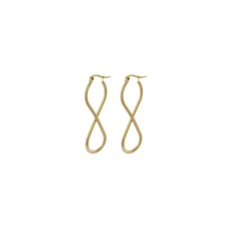 Cercei statement creole placati cu aur 18 k Links, 03J27-00072, Oxette Romania