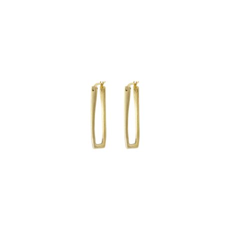 Cercei lungi cu tortita placati cu aur 18 K Links, 03J27-00074, Oxette Romania