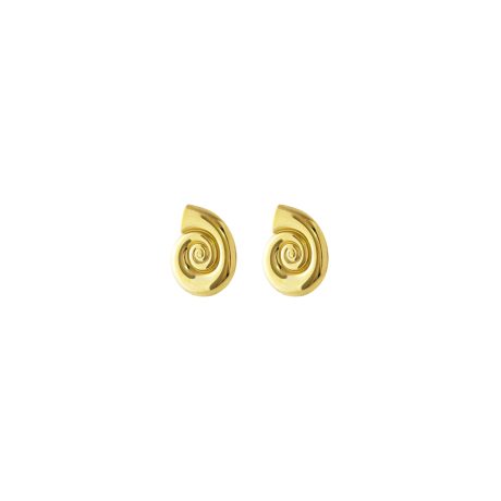 Cercei scoica placati cu aur 18K Links, 03J27-00076, Oxette Romania