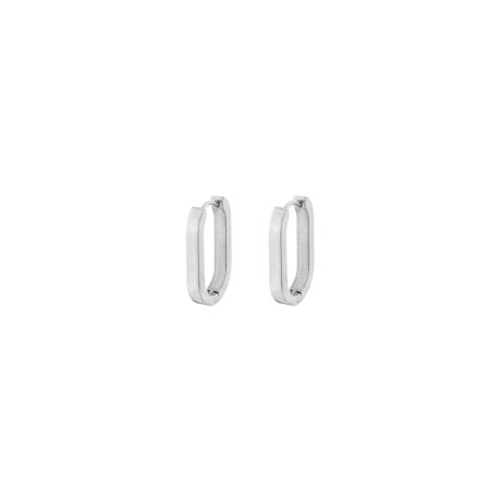 Cercei ovali otel inoxidabil Clip, 03L03-00240, Oxette Romania
