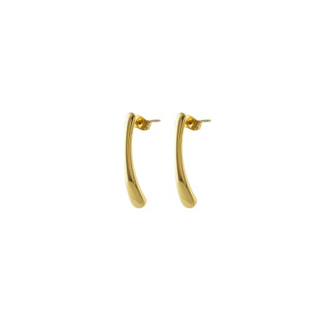 Cercei lungi placati cu aur de 18K Links, 03L27-00589, Oxette Romania