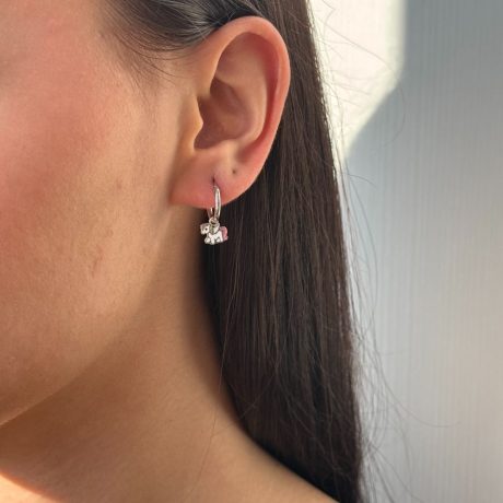 Cercei argint rotunzi cu unicorn Essentials, 03V01-J4205, Oxette Romania