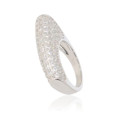 Inel argint cu pietre cubic zirconia incolore Sirene, 04X01-03884, Oxette Romania