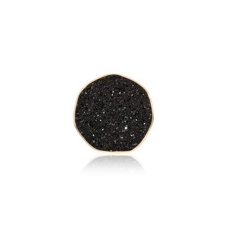 Inel argint placat cu aur de 18K cu cristale caviar Meteorite, 04X05-01742, Oxette Romania