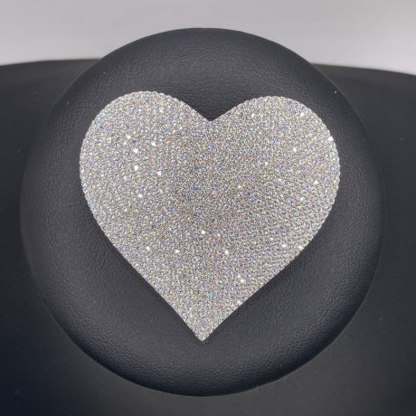 Pandantiv inima argint si cristale cubic zirconia incolore Essentials, 05V01-Y5050, Oxette Romania