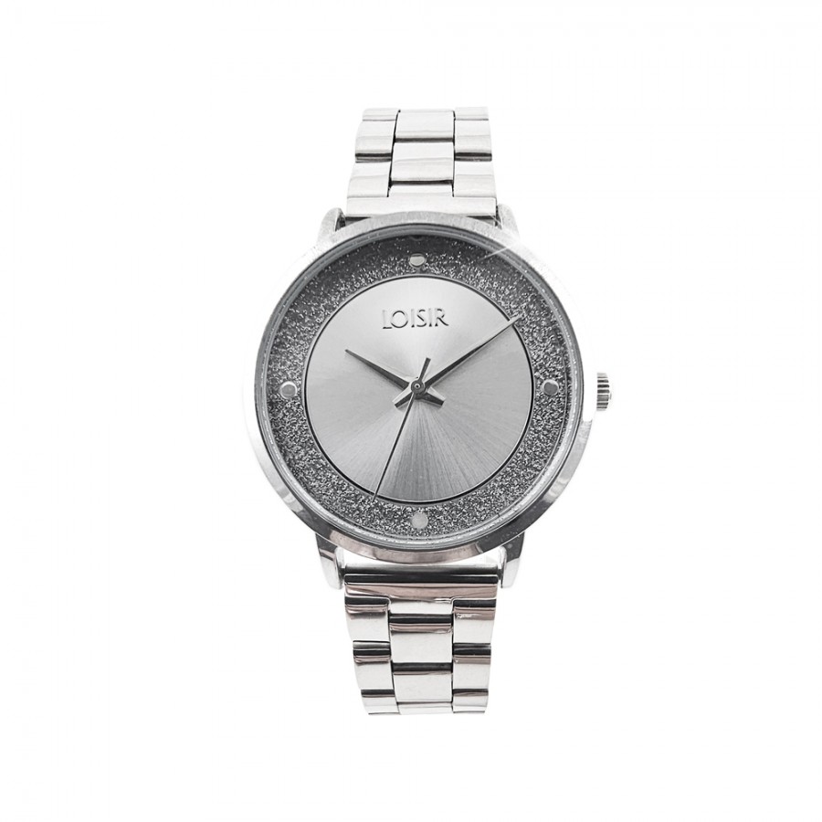 Ceas dama otel inoxidabil cu glitter argintiu Cocktail, 11L03-00537, Oxette Romania