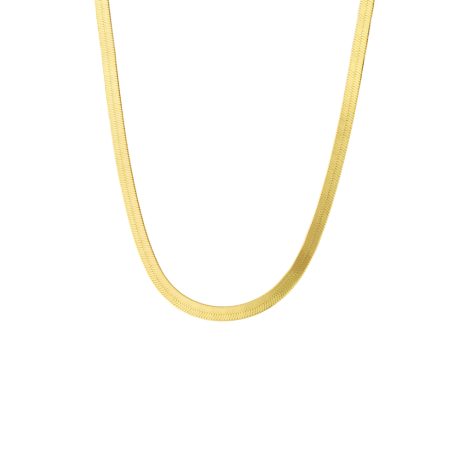 Lant scurt placat cu aur de 18K Links, 12J27-00007, Oxette Romania