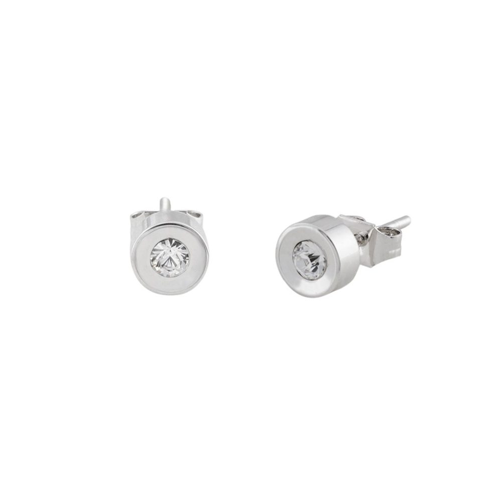 Cercei din otel inoxidabil placat cu rodiu cu cristal Oxettissimo, 03X03-00010-1, Oxette Romania