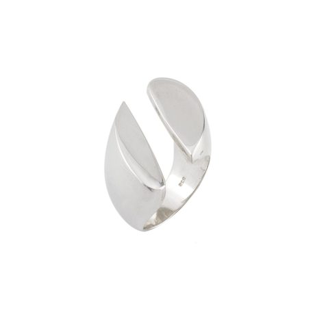 Inel otel inoxidabil tip abstract Fashionistas Silver Color, 04X03-00175, Oxette Romania