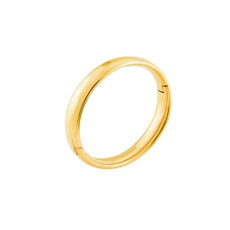 Bratara fixa placata cu aur galben 18 K Fashion Links, 02X27-00446, Oxette Romania