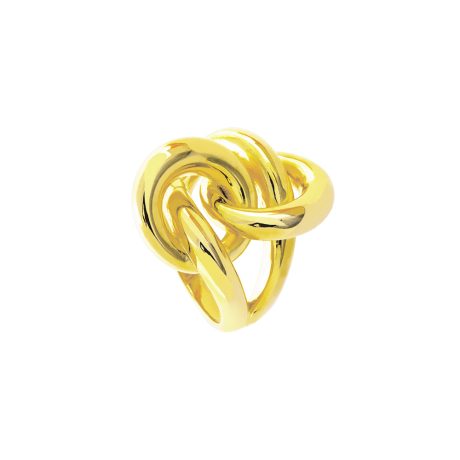 Inel statement placat cu aur galben de 18 K Heavy Metal, 04X15-00175, Oxette Romania